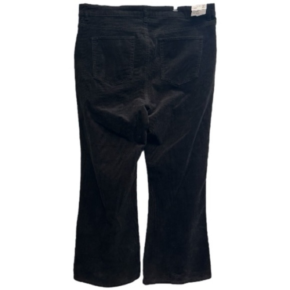 NWT Dex Black Naomi High Rise Flare Corduroy Pants Women’s Plus Size 20 - Picture 5 of 10